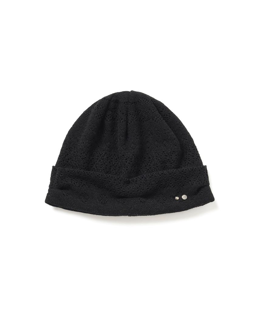 MILLO WOMEN Pointel Symbol Beanie [Black]