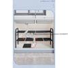 Kitchen Retractable Drain Trough Storage Rack, Cabinet Layered Rack, Storage Rack Layered Rack, Multifunctional Pot Rack