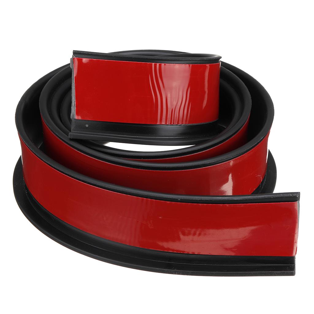Universal 2x4.5cm/1.5m Rubber Car Fender Flare Wheel Eyebrow Trim