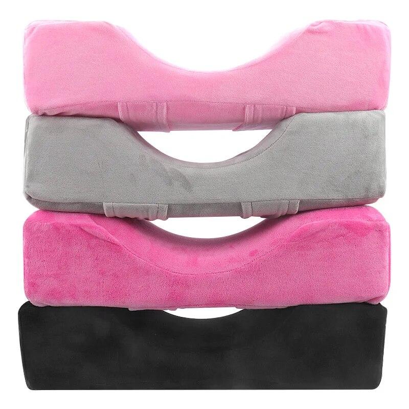 1PC U-Form falsche Wimpern Pfropfen Wimpern Kissen professionelle Nackenstütze Gesichts Make-up Werkzeuge Schönheit Kopfstütze weiches Kissen