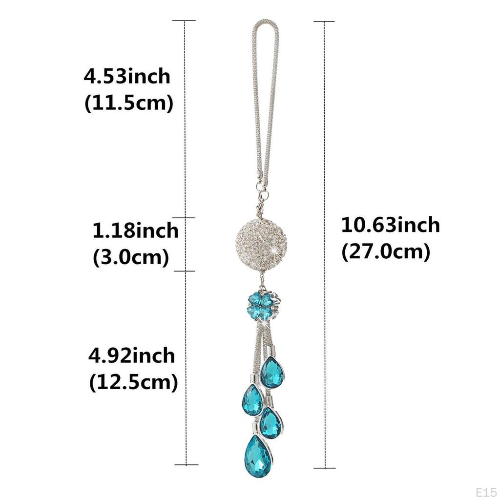 Bling And Drops Car Accessories, Decoration Pendant Crystal Rhinestone Shiny Ornament
