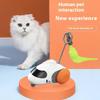 Elektrisches Katzenspielzeug Fernbedienung Sportwagen Reizangel Selbsthilfe Langeweilevertreiber Indoor-Katze Interaktives Intelligentes Katzenspielzeug