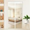 Magnetic Mosquito Door Curtain - Strong Magnet Design,Easy Install & Clean Breathable Polyester Mesh for Home Bedroom Kitchen