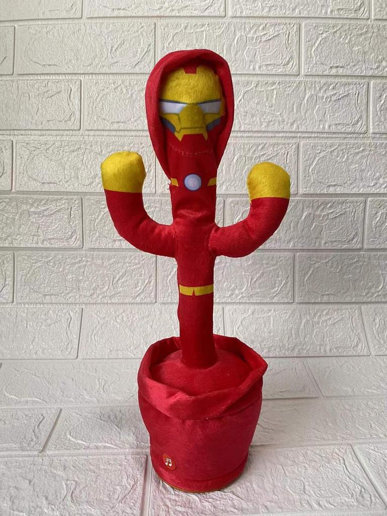 Marvel Spiderman Dancing Cactus Talking Plush Toy With Music And Dancing For Kids Playtime