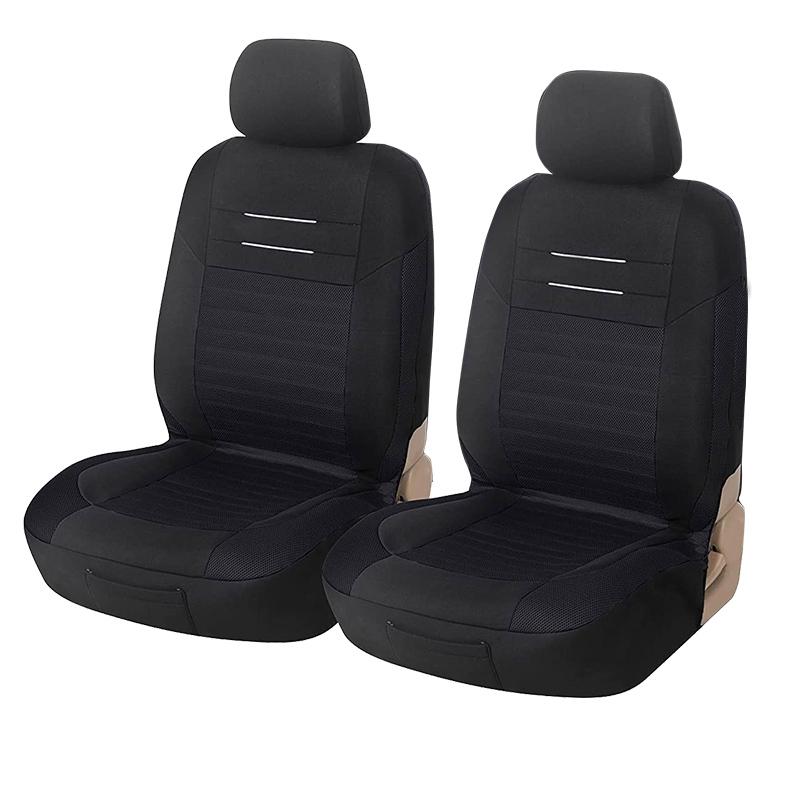 Burete negru de 3 mm, universal, cu comutator respirabil, huse pentru scaune auto Accesorii, potrivire interioară pentru majoritatea camioanelor SUV auto