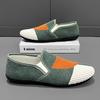 Men's Lightweight Breathable Loafers - Casual Slip-On Color Block Flats