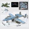 1/72 A-10 Thunderbolt II Fighter Toy Plane Aircraft Model Diecast Metal Airplane Miniature Unique Collection Gift for Children