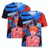 Chainsaw Man 3D Printed Short Sleeve, Suitable for Anime Conventions/