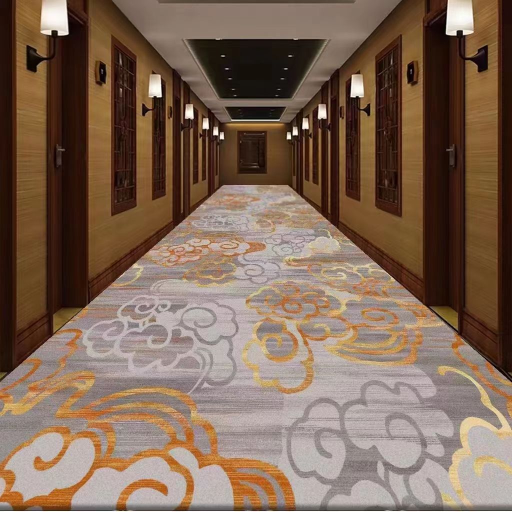 Long Corridor Carpet Non-slip Hall Runner Carpets Stairway Rug European Style Aisle Carpet