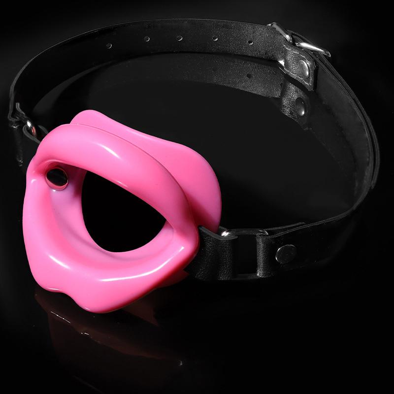 For Couples Sex Toys BDSM Bondage Restraint Lips Shape Toy Silicone Oral Fixation Lips Ring Silicone O-Ring Open Mouth Gag