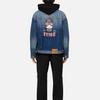 Evisu Aw23 Quirky Buddha Head And Oil Can Print Loose Denim Jacket Men jackets Denim-Blue 2EAHTM3DJ8069LFSQ