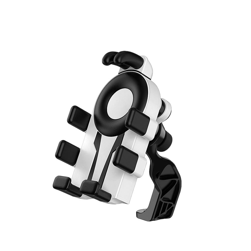 Universal Anti-Shock Motorcycle Phone Mount Vibration Dampening Handlebar Holder for Bicycle GPS Navigation Grip Adjustable