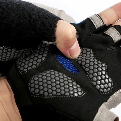 Outdoor Cycling Gloves for Men Women Mountain Bike Fitness Exercise Gloves Anti Slip Shockproof Breathable Half Finger Gloves