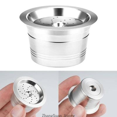 User Friendly Refillable Coffee Filter for Espressos Machine Durable Stainless Steel Coffee Filters with Spoon Brush