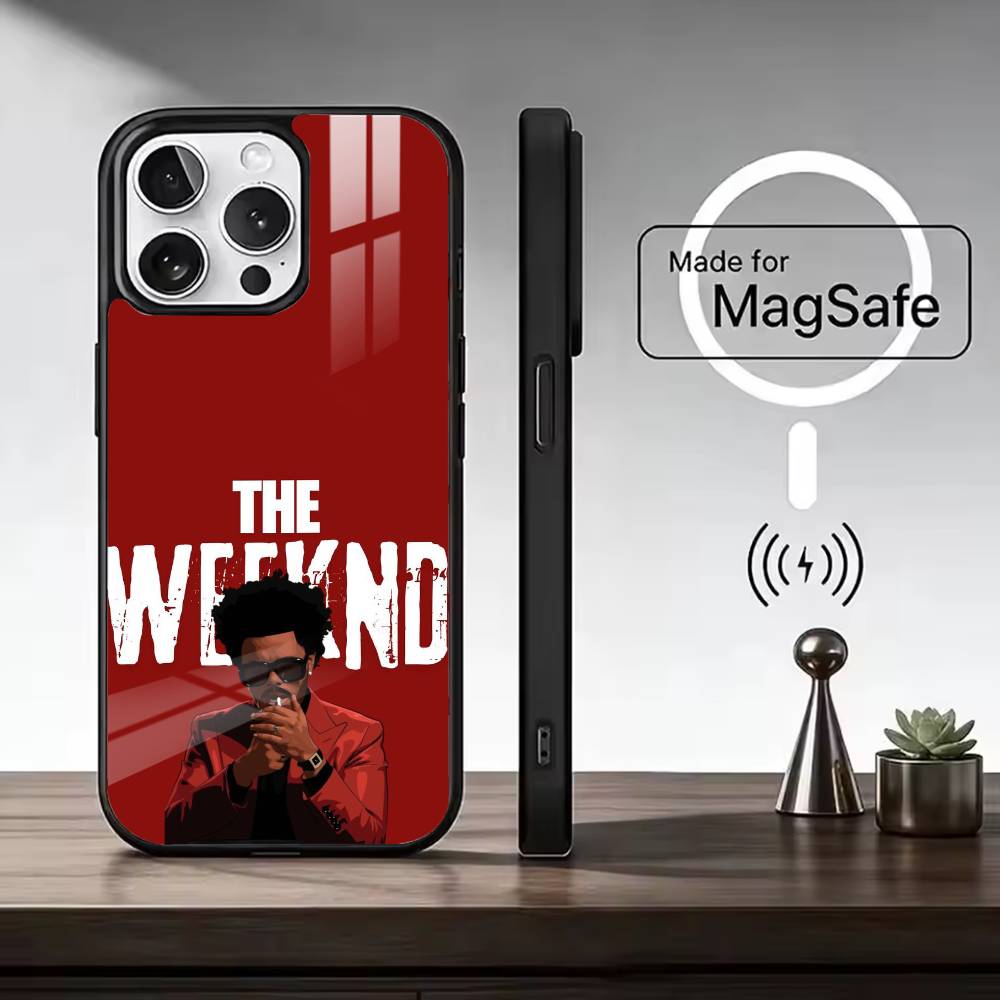 T-THE Weekend Singer Phone Case For iPhone17,16,15,14,13,12,11 Plus,Pro Max, New Magnetic Wireless Charging