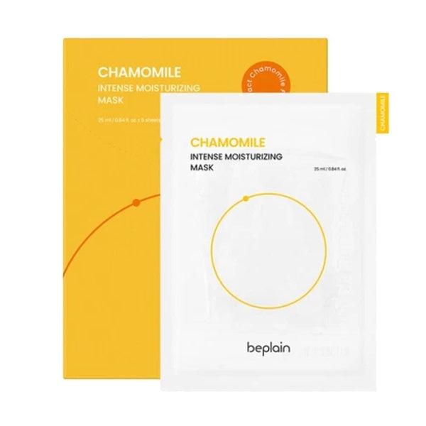 

beplain Chamomile Intense Moisturizer Mask - 1pack (5pcs)