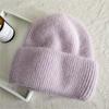 New Rabbit Fur Hat Autumn and Winter Thickened Warm Versatile Outdoor Skiing Cold Hat Ear Protection Japanese Wool Hat
