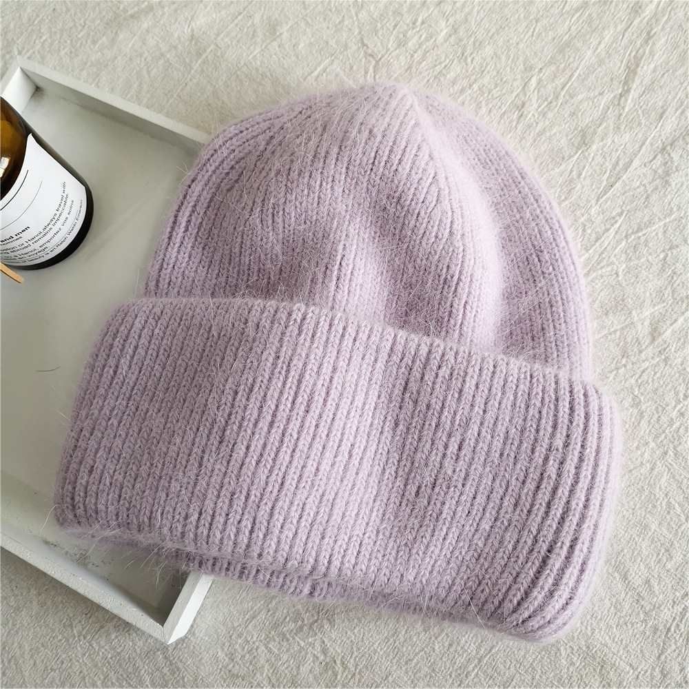 New Rabbit Fur Hat Autumn and Winter Thickened Warm Versatile Outdoor Skiing Cold Hat Ear Protection Japanese Wool Hat