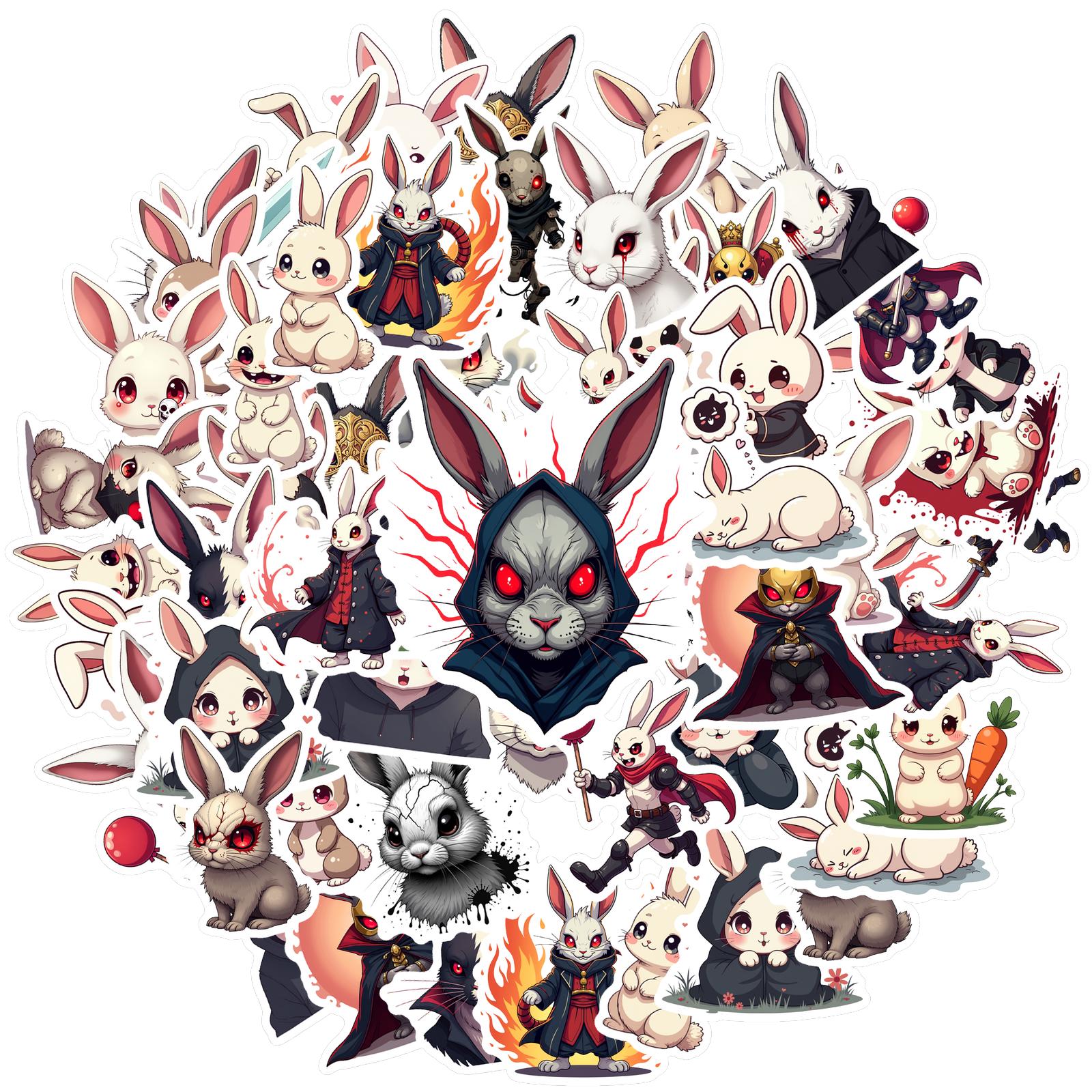 35pcs-100pcs Cute Cartoon Stickers Cartoon Adventure Stickers Stationery Stickers For Suitcase Fridge Phone Luggage