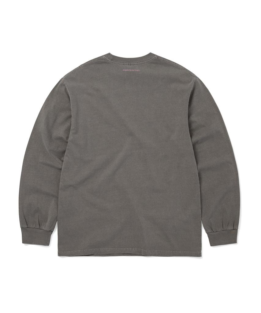 THISISNEVERTHAT T-Logo L/S Tee Dark Gray