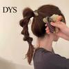 Waterproof Hair Tie 4Pcs Telephone Wire Bands Heart Shape Spiral Ties Unique Cord Headband Rope Elastic Braided Phone Headbands for Girls Women
