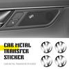 VW Car Accessories Metal Nickel Badge Interior Sticker Auto Decoration For GTI Golf Polo Passat VW CC Tiguan Jetta Taigo