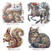 DIY Animal Multicolored Horse Diamond Painting Ornament Home Decoration Special-shaped Diamond Diamond Painting Diamond Embroidery Painting