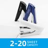 KW-triO Desktop Stapler 20Sheet Capacity for Paper Binding Reduced Effort Suitable for 24/6 26/6