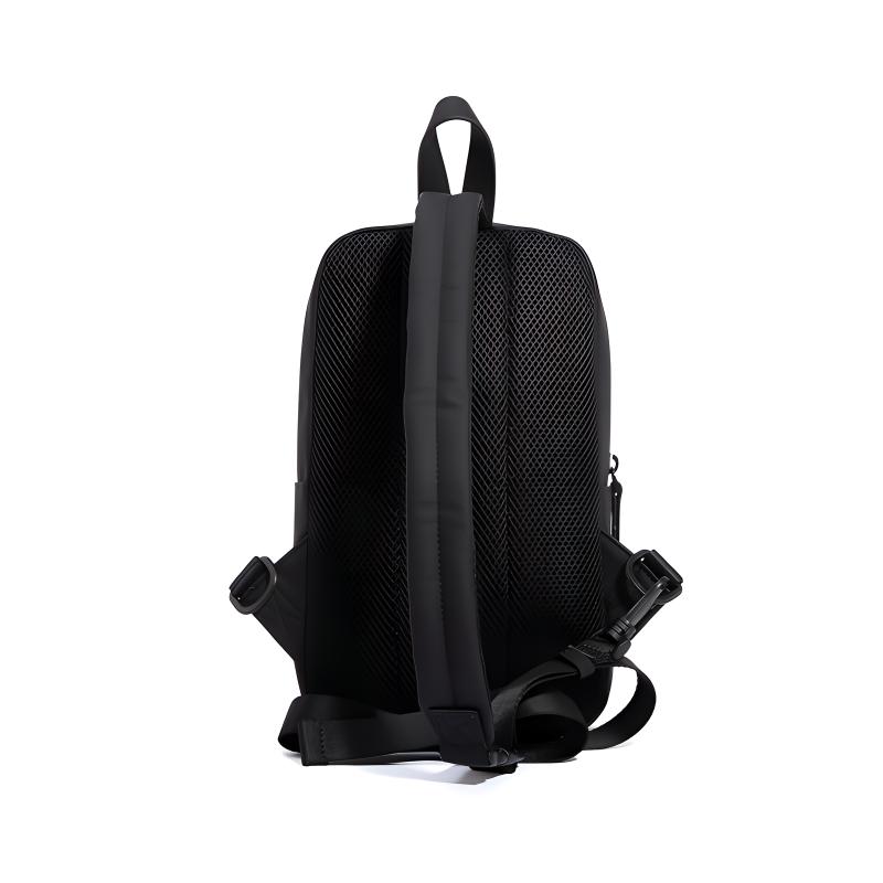 New GUESS Synthetic Leather Sling Bag Small Size Unisex Black GSBPM909093BLA