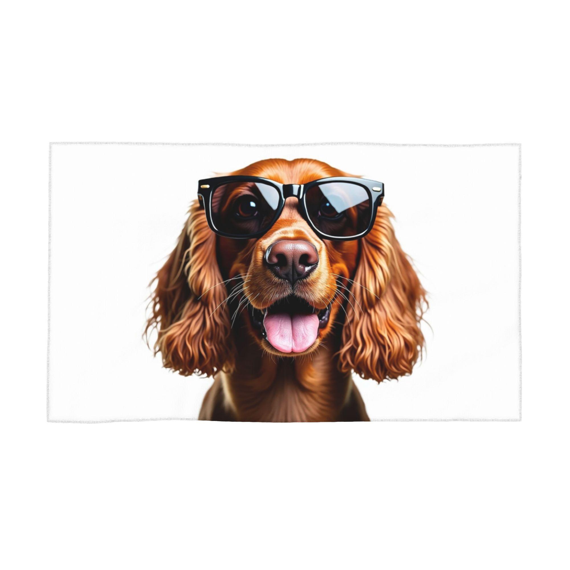 

Vintage Cocker Spaniel Owner Gift Soft Face Towel Quick Dry Pool Bath Cotton Towels Absorbent W30*H60(CM)