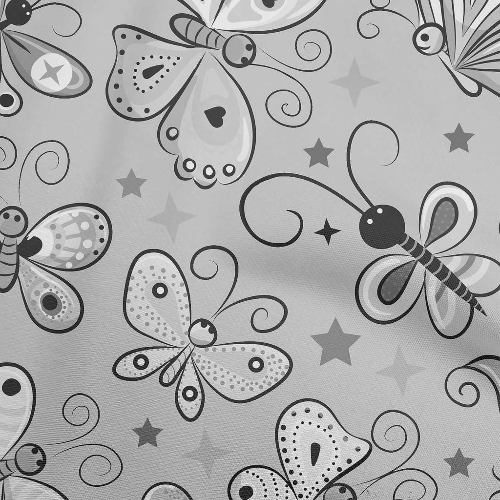 oneOone Cotton Flex Dark Yellow Fabric Butterflies Sewing Fabric By The Yard Printed Diy Clothing Sewing Supplies 40 Inch
