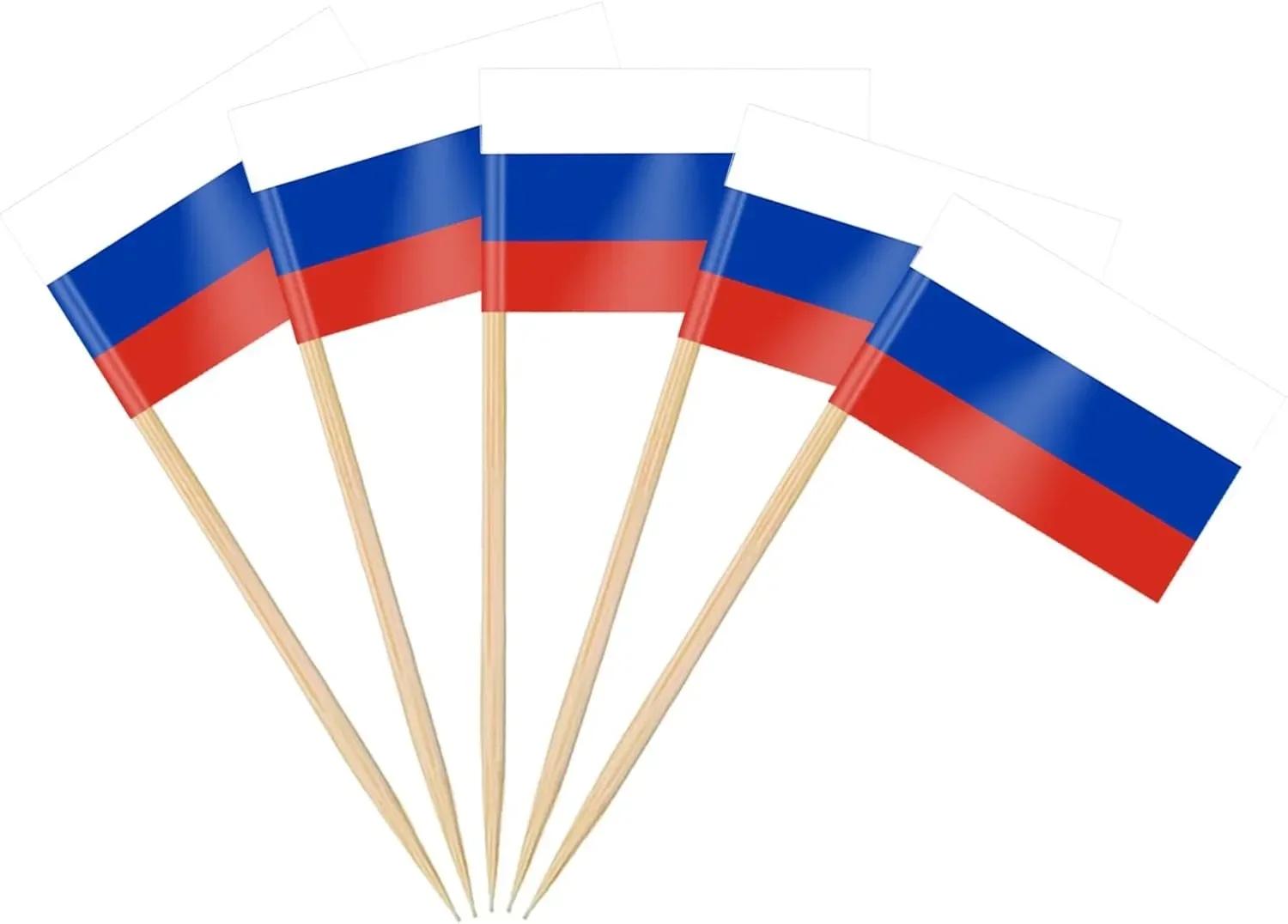 

Thailand Toothpick Flags Picks, 100 Pcs Small Tiny Croatia Cupcake Toppers Stick Flags Double-sided for World Cup, National Day