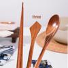 Portable Wooden Cutlery Set: Nanmu Chopsticks, Spoon & Fork