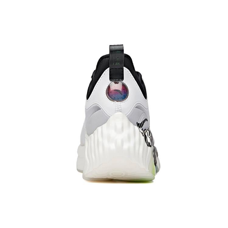 Anta Cushioning Slip Resistant Abrasion Resistant Low Top Running Shoes Men's White Black 112035518A-2