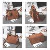 Designer Qualität Peeling Leder Weibliche Schulter Tasche Luxus Frauen Handtaschen mit Haar ball Casual Damen Messenger Tote Tasche Sac