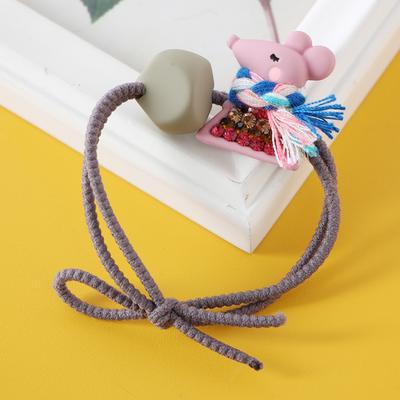 Women's Scarf Mouse Headband Cubic Point Hair Scrunchie