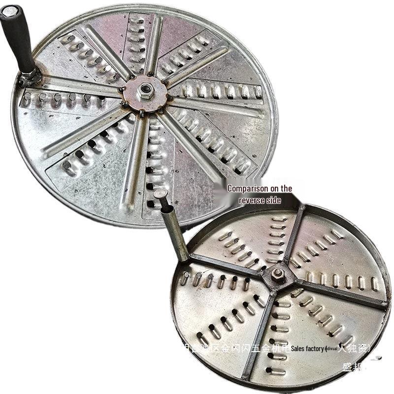 Landwirtschaftlicher Handkurbel-Häcksler: Maniok, Süßkartoffel, Rettich, Kürbis und Kartoffelhackgerät.