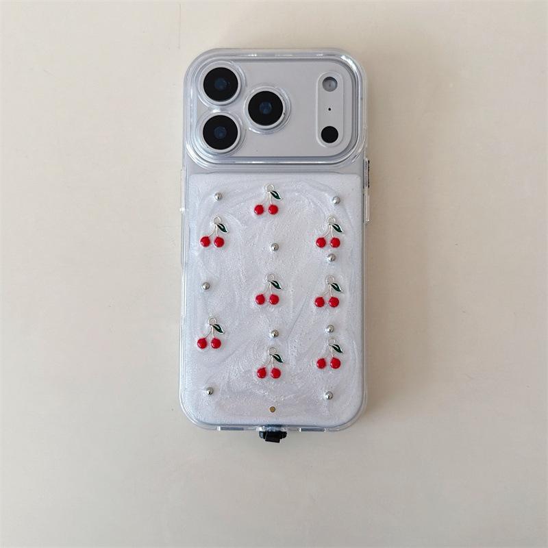 

New Flashing Cherry Blossom Light-Up iPhone 17/16/15 PROMAX Case iPhone 14 Pro