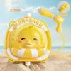 Children's backpack water gun toys 1pcs summer pull-out bared water gun beach water fight water play toy spray gun