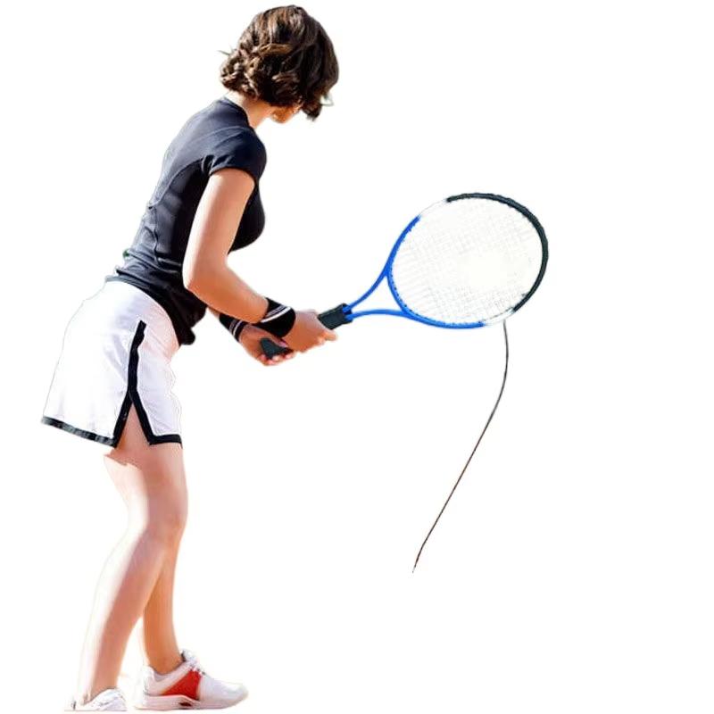 Tennis Trainer Single Play With String Rebound Family Racket Adults&Rubber&Training золотой