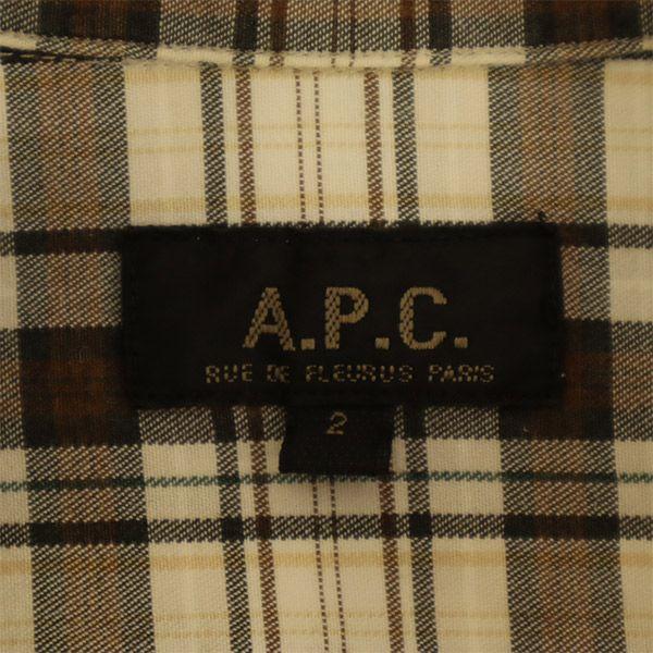 A.P.C. check Long sleeve shirt 2 Men's Used