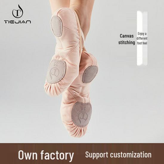 Women's Winter Dance Ankle Boots - Warm Cotton-Padded Ballet Shoes with Soft Sole