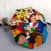 1pc Pokémon Characters Auto-Folding Umbrella with 3-Fold Design, Iron Frame, Outdoor Use - Perfect Gift for Fans, Travelers, Everyday Use.W016