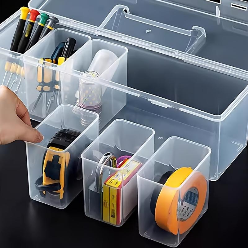 1/7pcs Tool Parts Storage Box Set Multi-Compartment Tool Organizer,Sorting Box for Screws,Wrenches,Hardware Accessories,and Toys