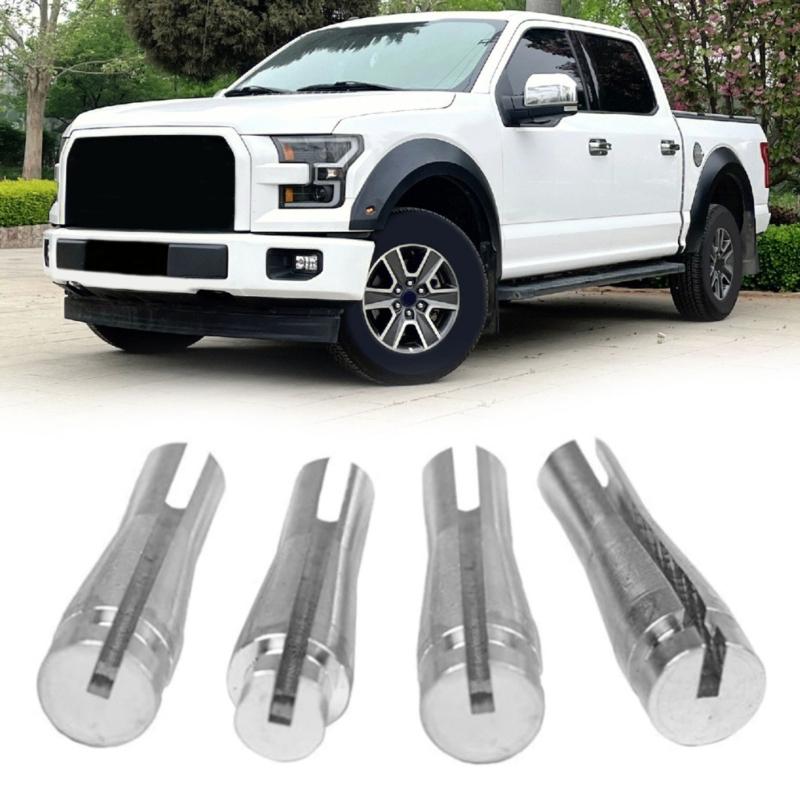 Rear Door Cable Repair End Kit, 4pcs  Aluminum Repair Ends for F150 F250 F350 1992-2009 and E150 E250 E350 1992-2014 Door Service Hardware