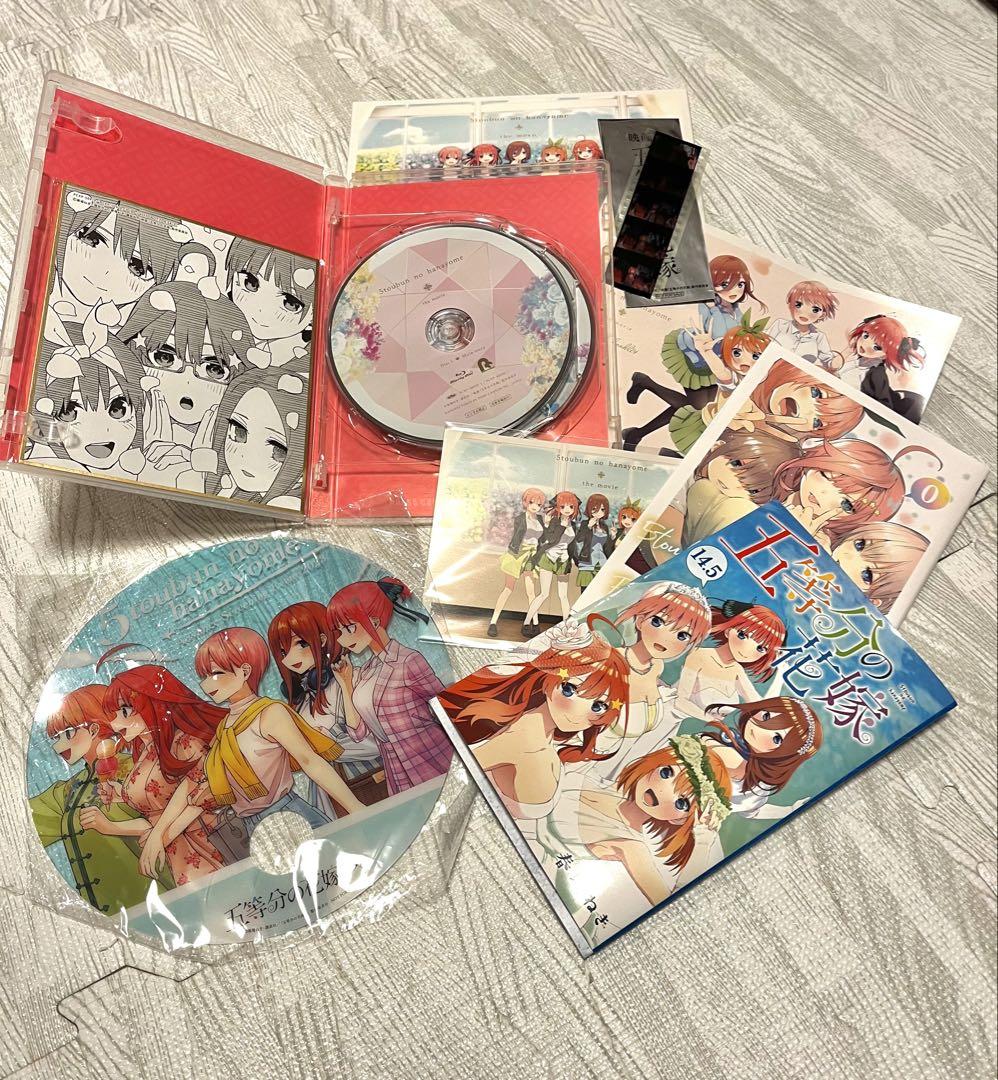 

[USED] The Quintessential Quintuplets Blu-ray full color version with bonuses and bonuses from the original movie
