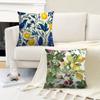 Flower Leaves Lemon Personalized Pillow Dust Cover Bedroom Kids Party Decoration Pillowcase Birthday Children Gift