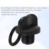1 Set Pool Pump Drain Plug with Seal Rings Replacement Plastic Texture for Filter Pumps and Water Purification Systems