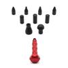 Paintless Dent Repair Tap Down Hammer Kit with 6 Pcs Replacement TPU Tips, Auto Body Dent Leveling Tool