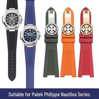 Waterproof Strap with Butterfly Buckle for Patek Philippe Nautilus Series 5711/5712/5980